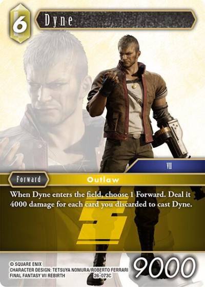 Dyne 26-073C Gunslinger in the abyss Final Fantasy card