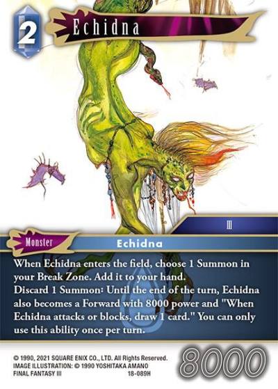Echidna 18-089H Resurgence of Power Final Fantasy card