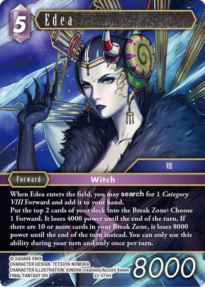 Edea 22-075H Hidden Hope Final Fantasy card