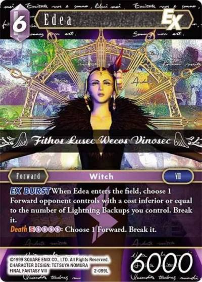Edea EX 2-099L Opus II Final Fantasy card