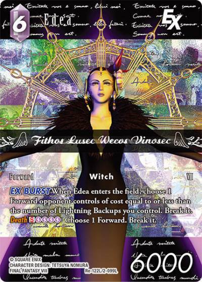 Edea EX Full Art Re-122L/2-099L Legacy Collection Final Fantasy card