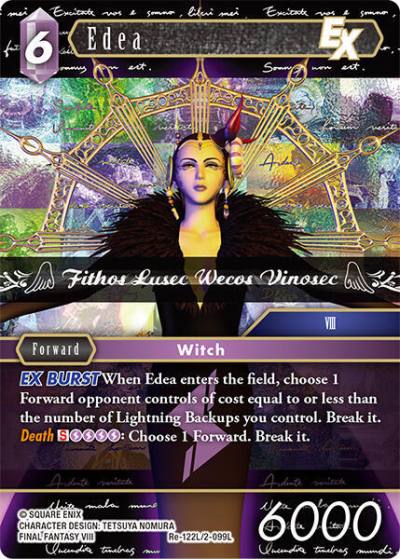 Edea EX Re-122L/2-099L Legacy Collection Final Fantasy card