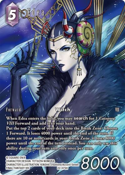 Edea Full Art 22-075H Hidden Hope Final Fantasy card