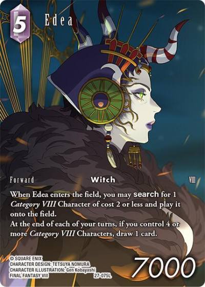 Edea Full Art 27-075L Journey of discovery Final Fantasy card