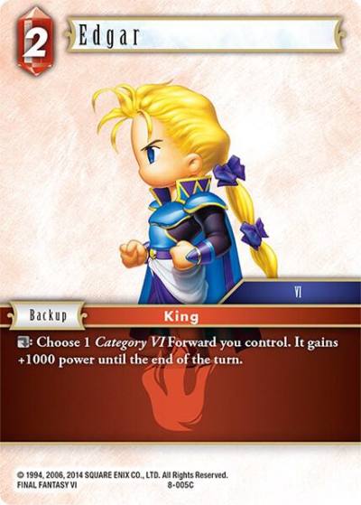 Edgar 8-005C Opus VIII Final Fantasy card