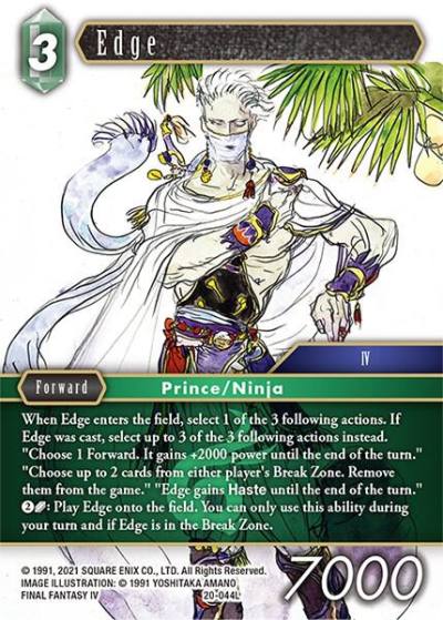 Edge 20-044L Dawn of Heroes Final Fantasy card