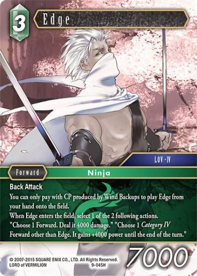 Edge 9-045H Opus IX Final Fantasy card
