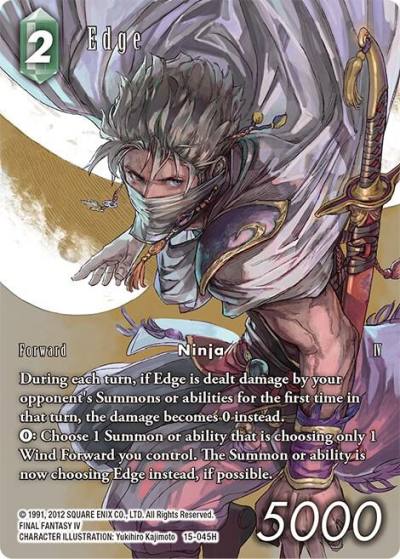 Edge Full Art 15-045H Crystal Dominion Final Fantasy card