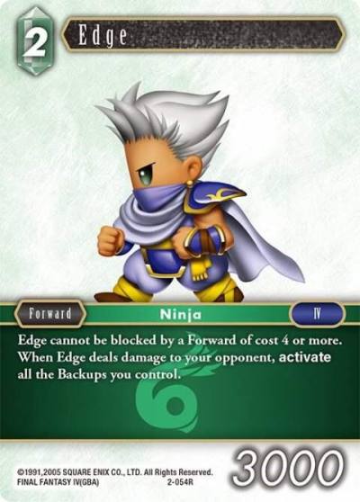 Edge Rare 2-054R Opus II Final Fantasy card