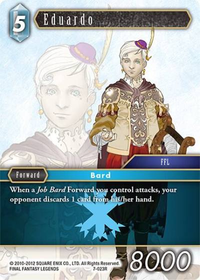 Eduardo 7-023R Opus VII Final Fantasy card