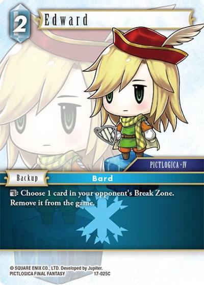 Edward 17-025C Rebellion's Call Final Fantasy card