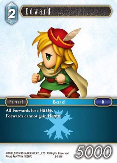 Edward Common 2-031C Opus II Final Fantasy card
