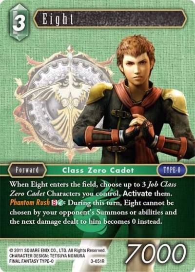 Eight 3-051R Opus III Final Fantasy card