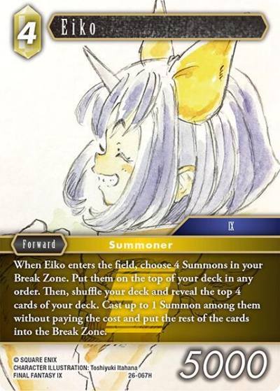 Eiko 26-067H Gunslinger in the abyss Final Fantasy card