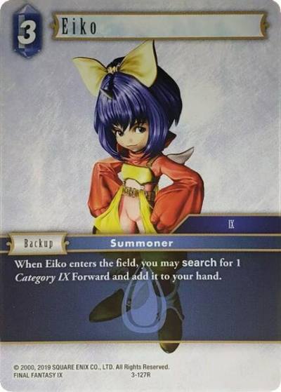 Eiko 3-127R Deck Exclusive Cards Final Fantasy card