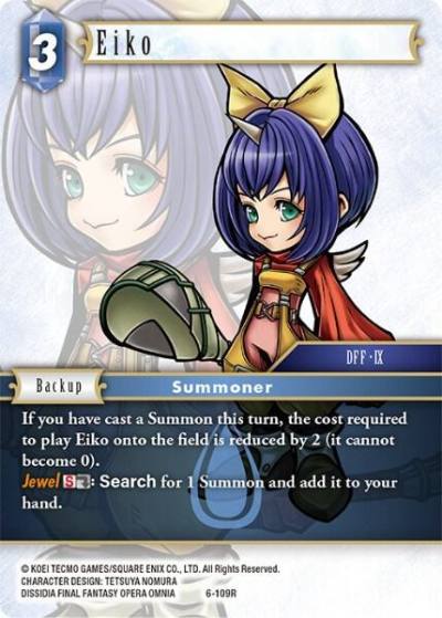 Eiko 6-109R Opus VI Final Fantasy card