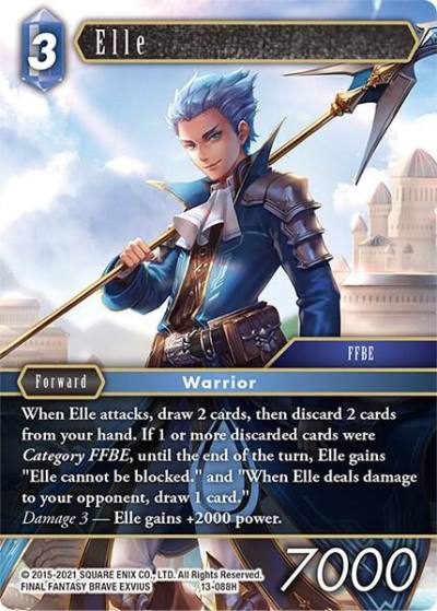Elle 13-088H Opus XIII: Crystal Radiance Final Fantasy card