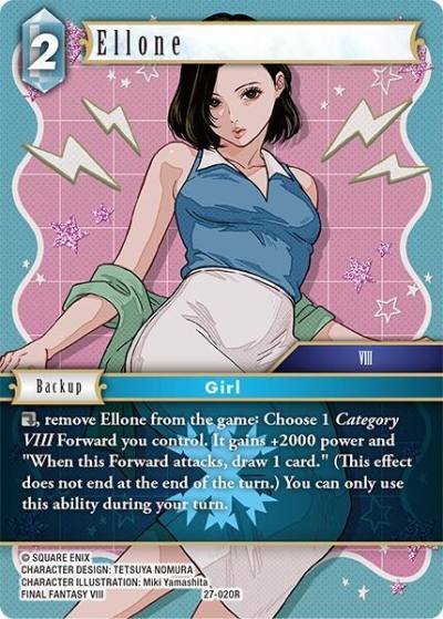 Ellone 27-020R Journey of discovery Final Fantasy card