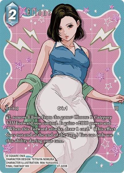 Ellone Full Art 27-020R Journey of discovery Final Fantasy card