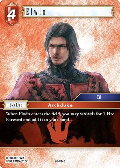 Elwin 26-004C Gunslinger in the abyss Final Fantasy card