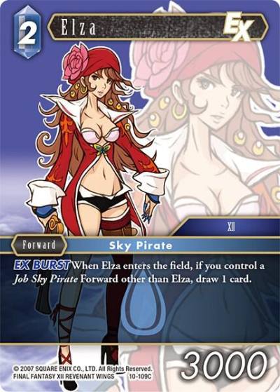 Elza EX 10-109C Opus X Final Fantasy card