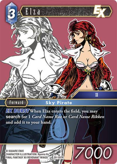 Elza EX 29-097R Blissful Eternity Final Fantasy card