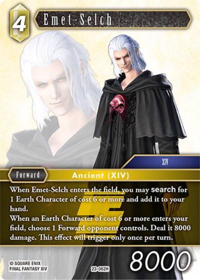 Emet Selch 23-062H Hidden Trials Final Fantasy card