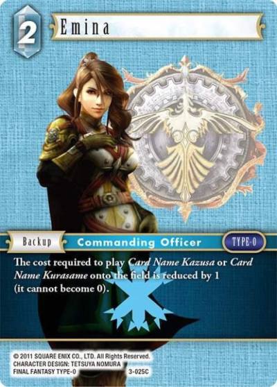 Emina 3-025C Opus III Final Fantasy card
