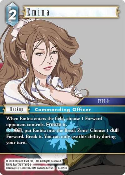 Emina 6-023R Opus VI Final Fantasy card