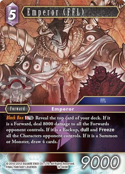 Emperor FFL 19-069R From Nightmares Final Fantasy card