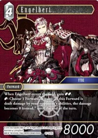 Engelbert 17-127H Rebellion's Call Final Fantasy card