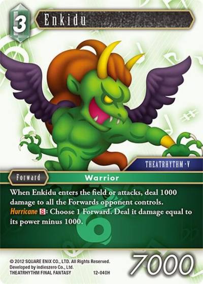 Enkidu 12-040H Opus XII Final Fantasy card