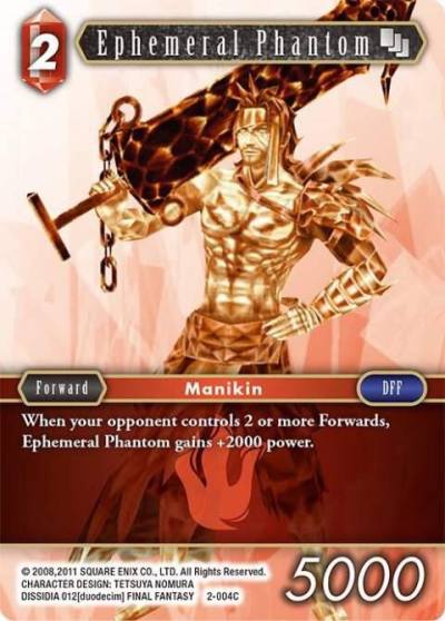 Ephemeral Phantom 2-004C Opus II Final Fantasy card