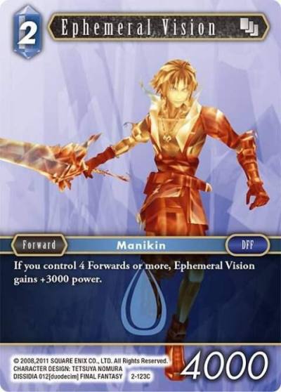 Ephemeral Vision 2-123C Opus II Final Fantasy card