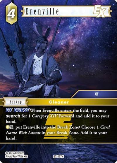 Erenville EX 27-057H Journey of discovery Final Fantasy card