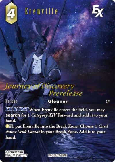 Erenville EX Prerelease Promo 27-057H Journey of discovery Final Fantasy card