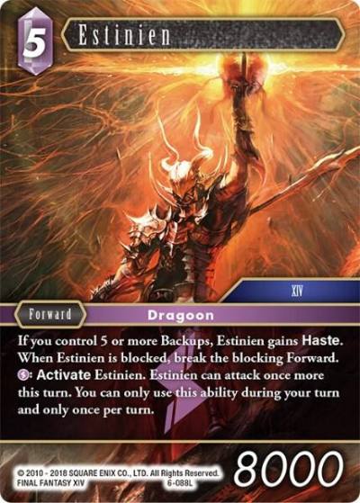 Estinien 6-088L Opus VI Final Fantasy card