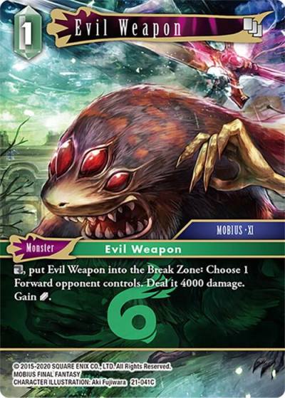 Evil Weapon 21-041C Beyond Destiny Final Fantasy card