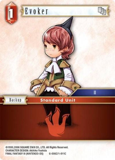 Evoker 6-006C Opus VI Final Fantasy card