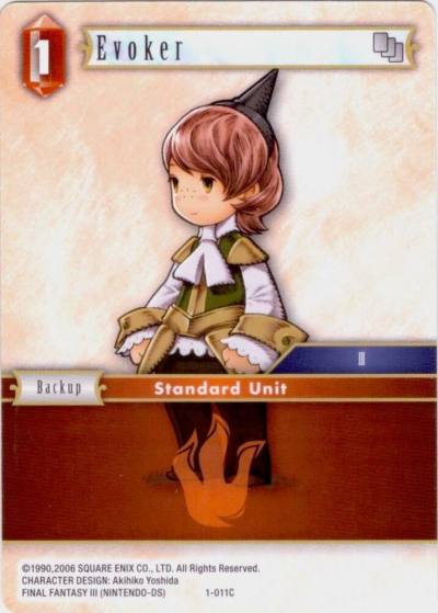 Evoker Arc 1-011C Deck Exclusive Cards Final Fantasy card