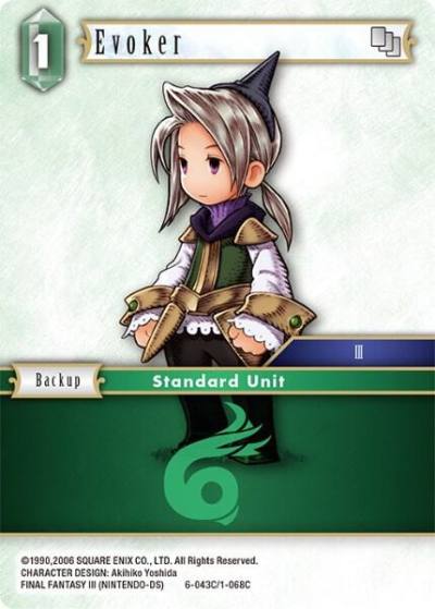 Evoker III 6-043C Opus VI Final Fantasy card
