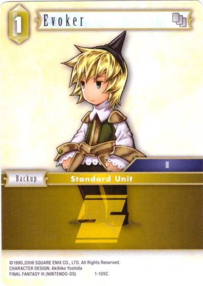Evoker Ingus 1-105C Deck Exclusive Cards Final Fantasy card