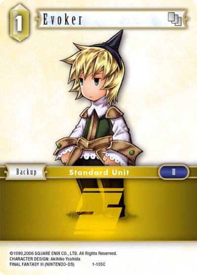Evoker Ingus 1-105C Opus I Final Fantasy card