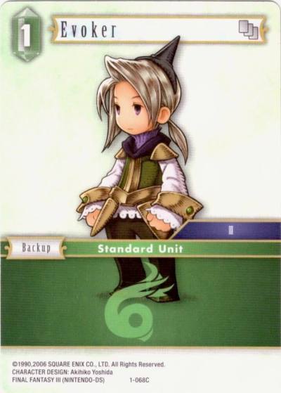 Evoker Luneth 1-068C Deck Exclusive Cards Final Fantasy card