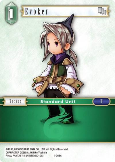 Evoker Luneth 1-068C Opus I Final Fantasy card