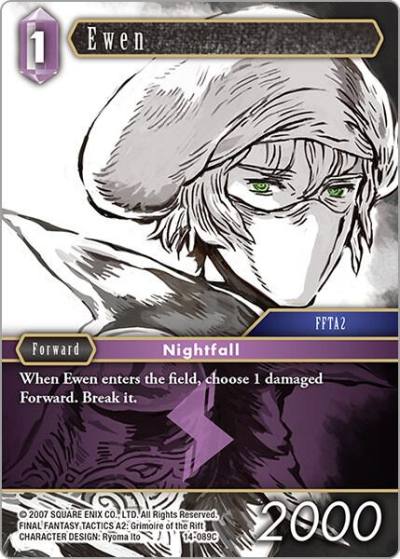 Ewen 14-089C Opus XIV: Crystal Abyss Final Fantasy card