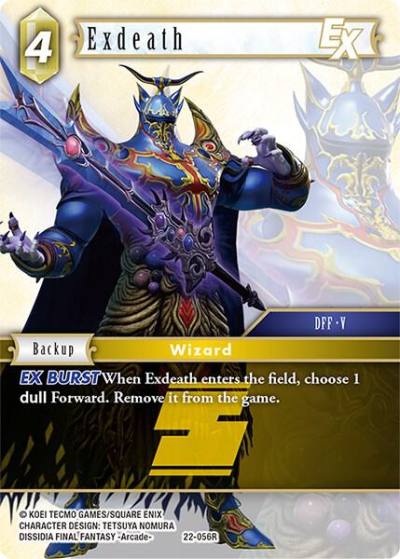 Exdeath EX 22-056R Hidden Hope Final Fantasy card