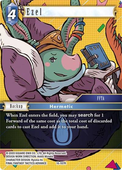 Ezel 16-107R Emissaries of Light Final Fantasy card