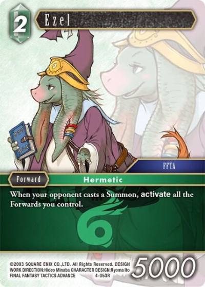Ezel 4-053R Opus IV Final Fantasy card