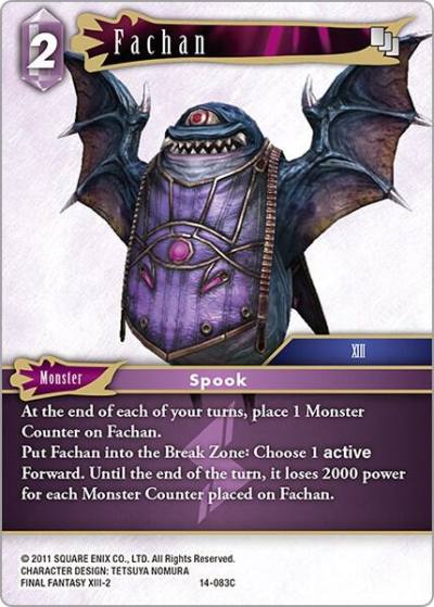 Fachan 14-083C Opus XIV: Crystal Abyss Final Fantasy card
